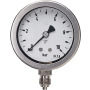 Chemical Bourdon tube pressure gauge nominal size 63, radial