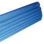 Pipe made of aluminium, calibrated, blue