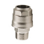 Straight push-in connector with male thread