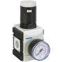 Pressure regulator series ProBloc 4 with pressure gauge