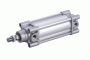 Doppeltwirkender Pneumatik-Zylinder Typ KDILX-...-A-PPV-M in konstruktionsoptimiertem Design nach DIN ISO 15552 mit Positionserkennung und einstellbar